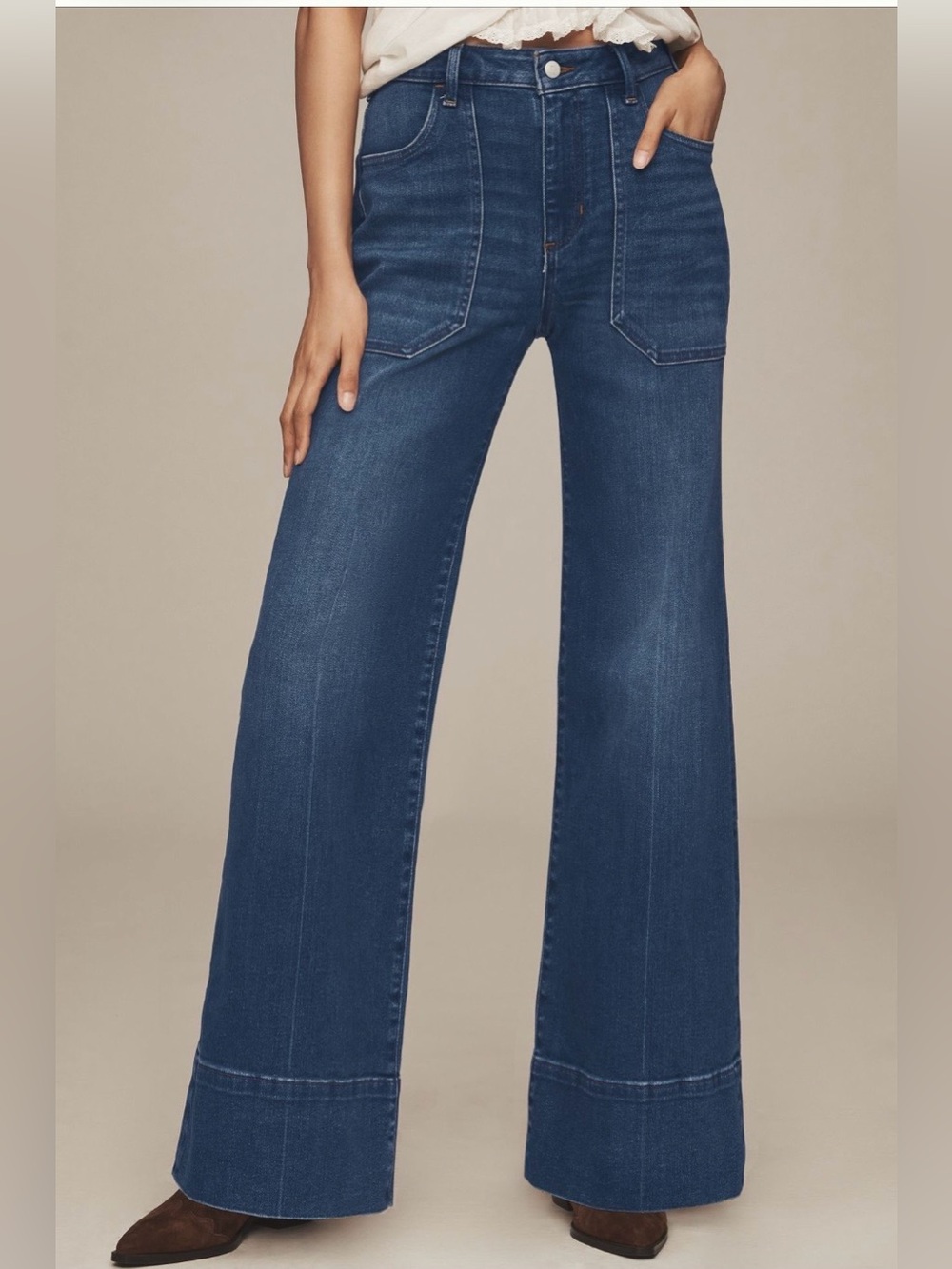 Pilcro by Anthropologie The Rylan High-Rise Flare Jeans